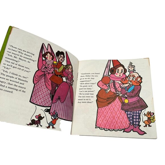 Peter Pan Records Book Set Lot 5 Read and Hear Pony Puff Pigs Pied Piper Vintage - Picture 6 of 16